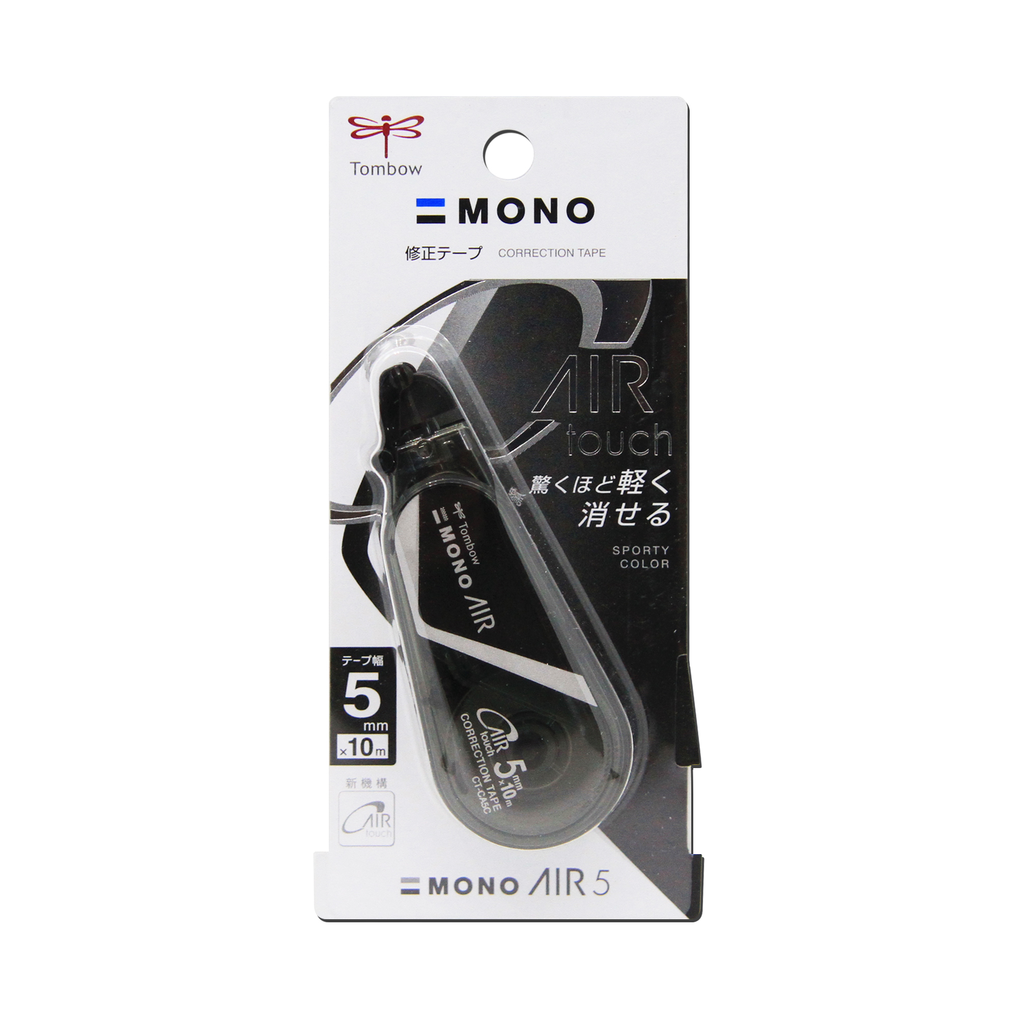 เทปลบคำผิด Tombo Correction Tape AIR Touch Mono AIR 5 CT-CA5C11Size 5mm.X10m.