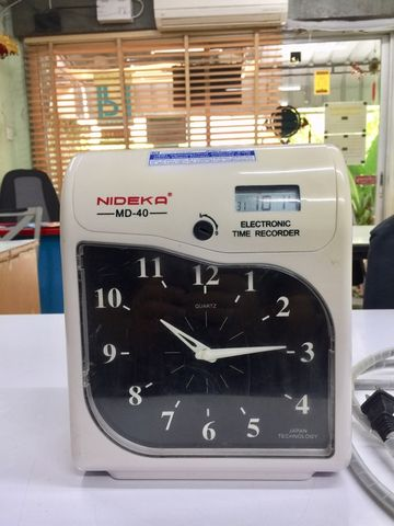เครื่องตอกบัตร NIDEKA Electronic Time Recorder  รุ่น MD-40B