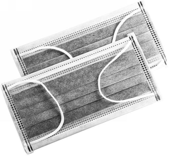 หน้ากากอนามัย/ผ้าปิดจมูก 4 ชั้น (คาร์บอน) S-FLEX Activated Carbon Facemask 4 ply.
