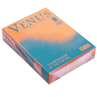 กระดาษถ่าย เอกสารสี A4 Venus 80 Gsm. No. 15