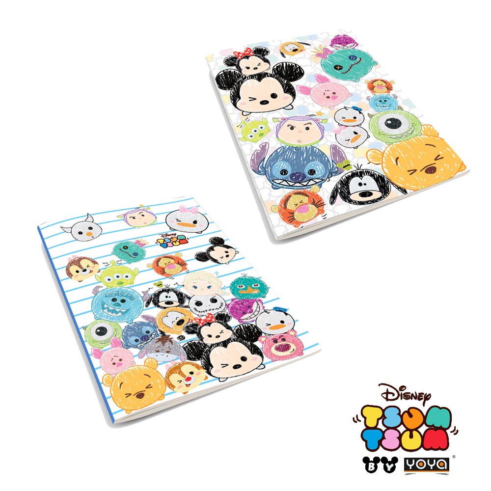 สมุดปกอ่อน YOYA Disney Tsumtsum - DY16-101