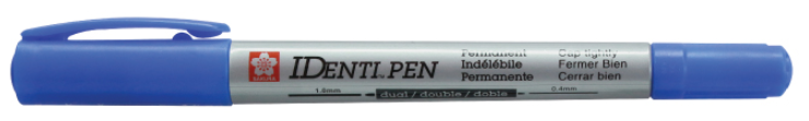 ปากกา Sakura Identi Pen  2 หัว สีน้ำเงิน