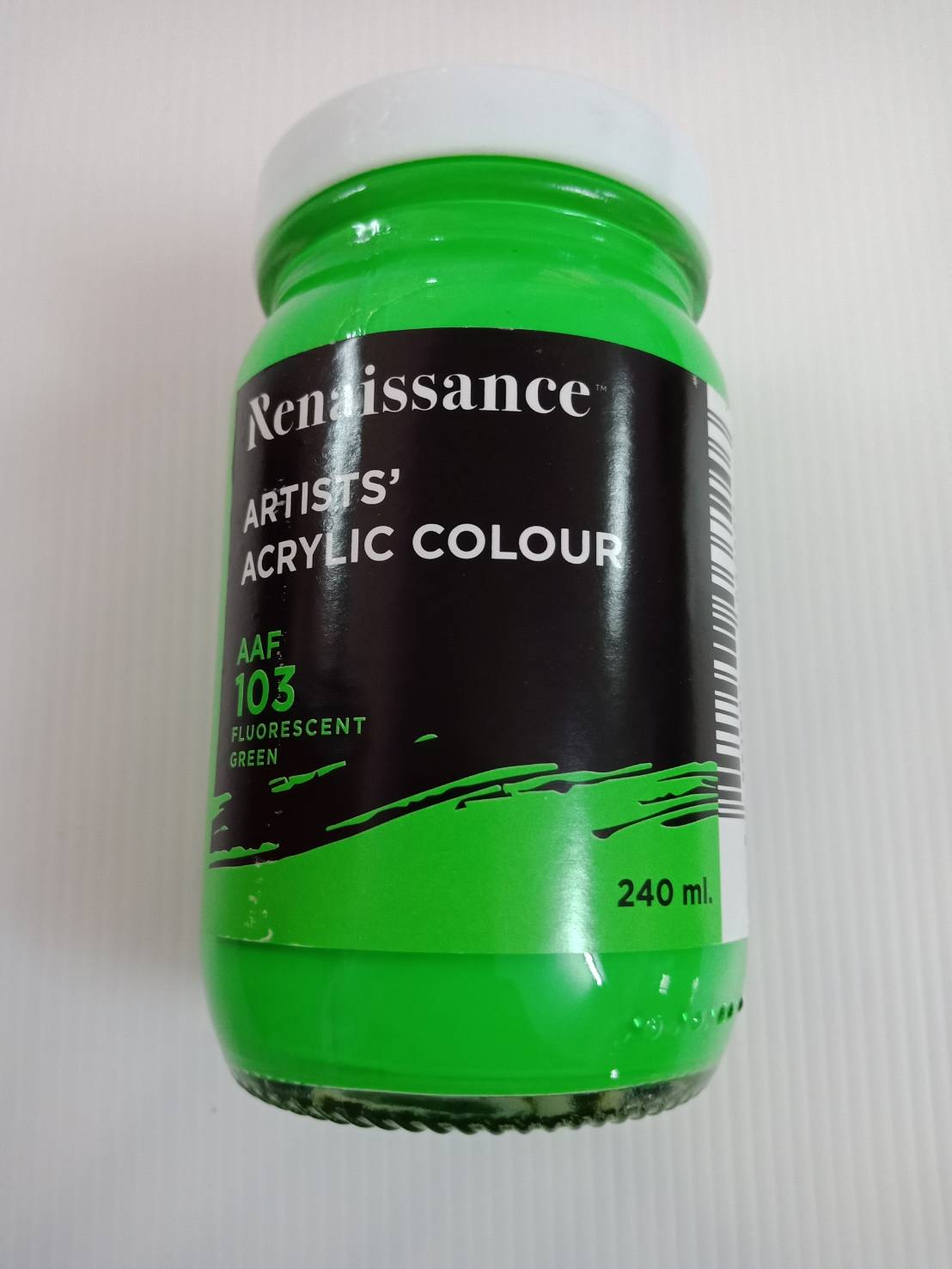 สีอะคริลิคสะท้อนแสง FluoColor MasterArt240 cc. สี Green