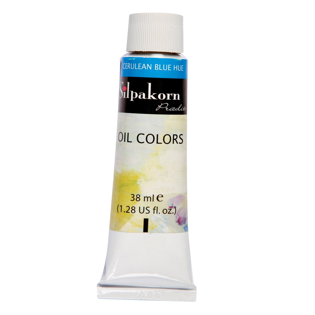 สีน้ำมันศิลปากร 38 ml NO.207 oil colors silpakorn CERULEAN BLUE HUE