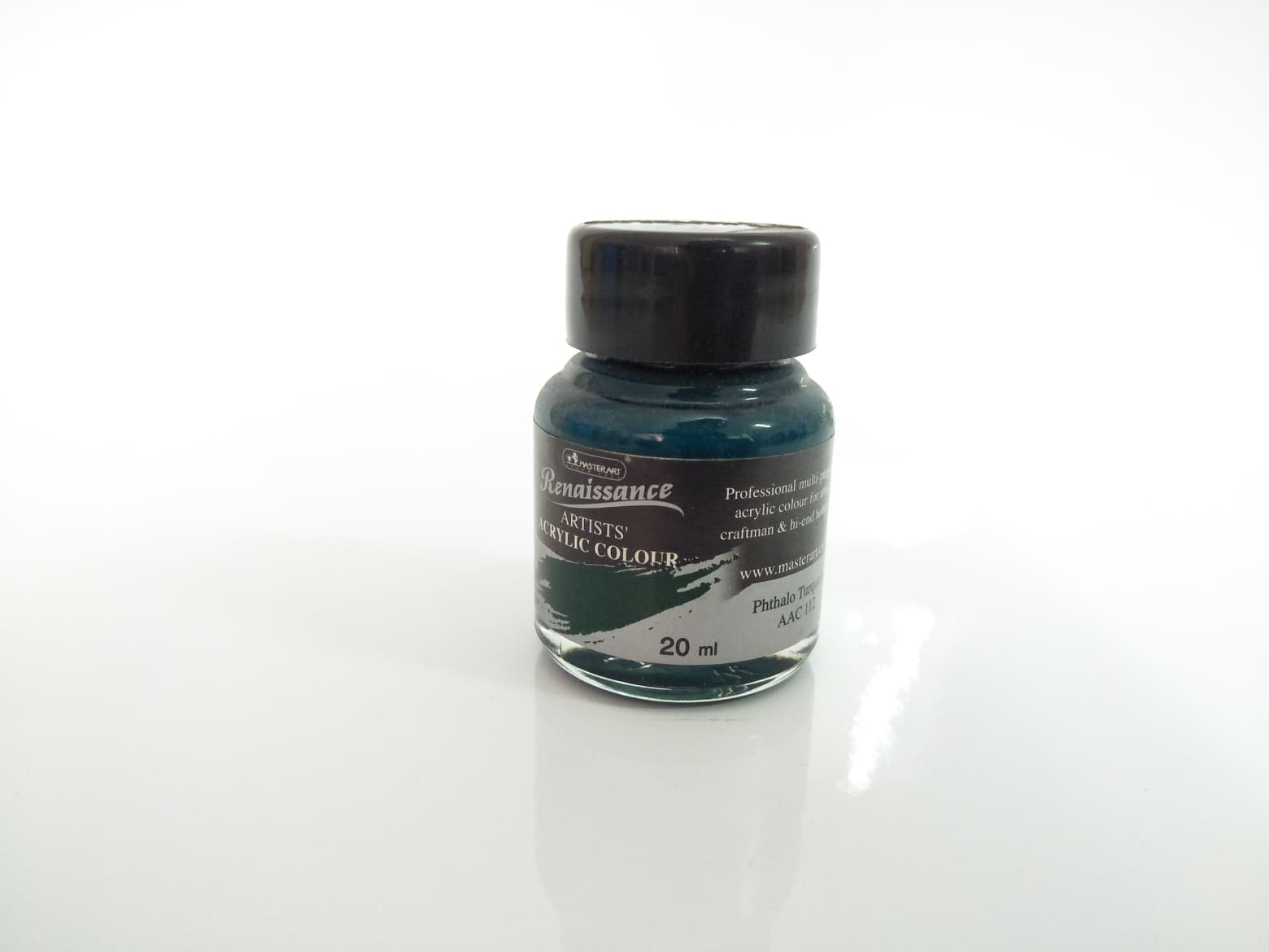 สีอะคริลิค Masterart Renaissance 20 ml. (สี Phthalo Turquoise ) # 112