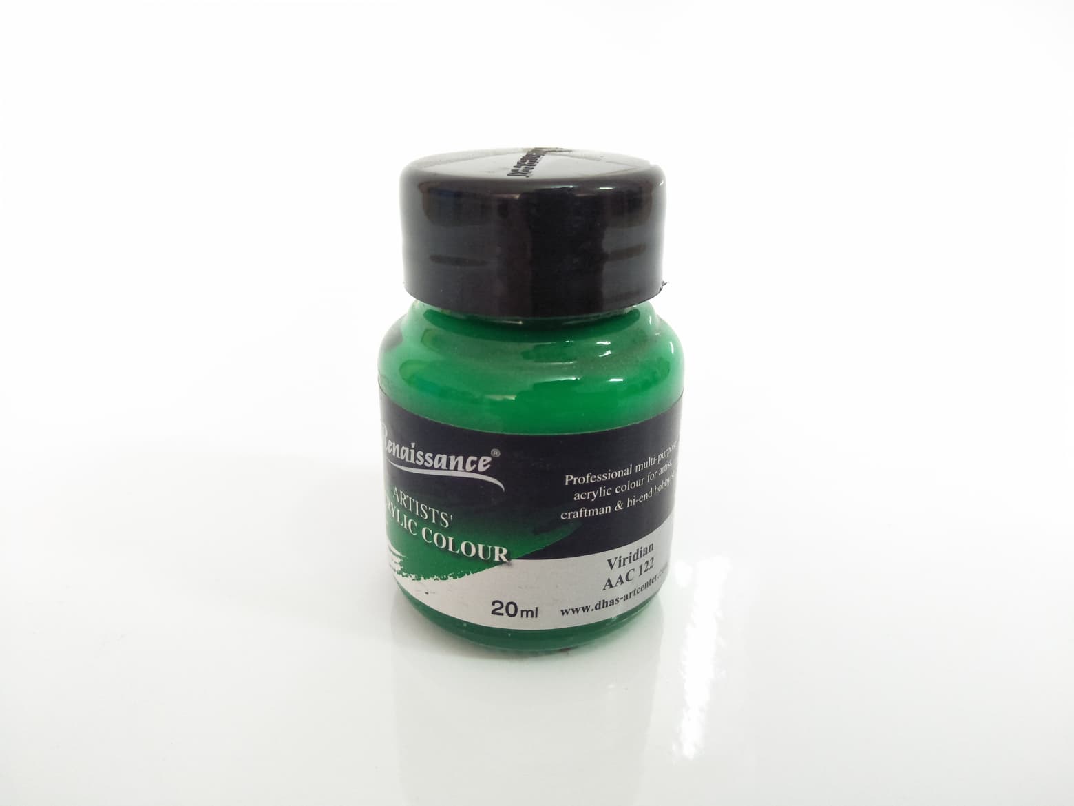 สีอะคริลิค Masterart Renaissance 20 ml. (สี  Viridian Hue ) #122