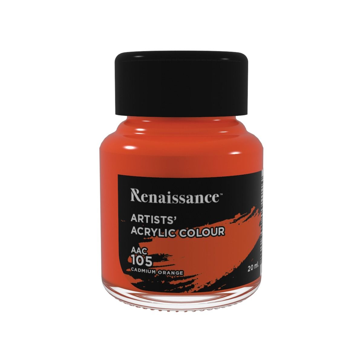 สีอะคริลิค Masterart Renaissance 20 ml. (สี  Cadmium Orange ) #105