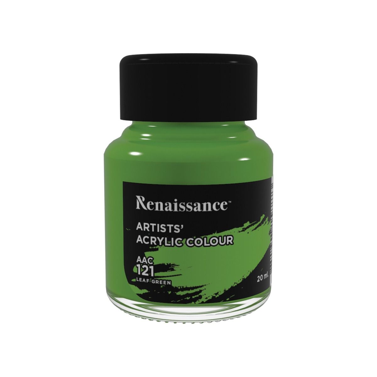 สีอะคริลิค Masterart Renaissance 20 ml. (สี Leaf Green ) #121