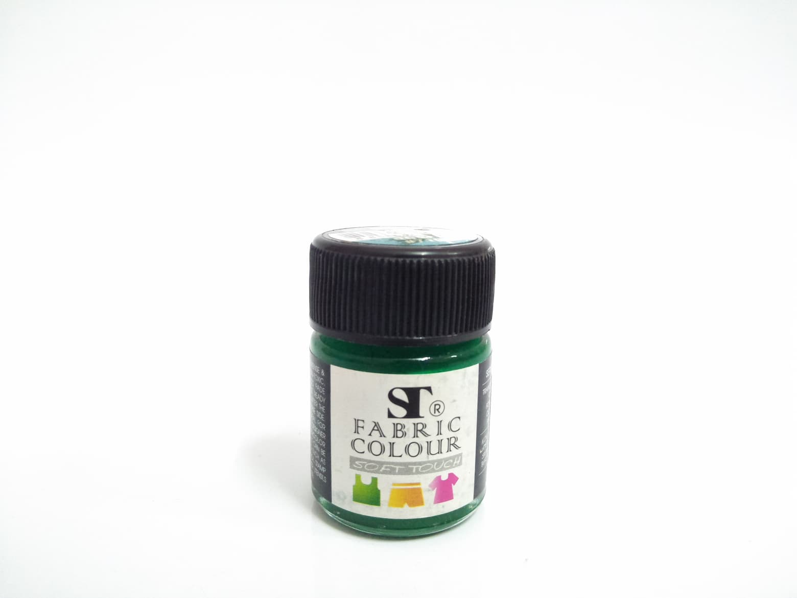 สีเพ้นท์ผ้า(Fabric Colour) ST ขนาด 15ml. สี GREEN 7109