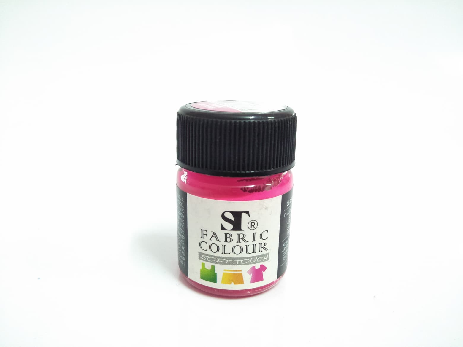 สีเพ้นท์ผ้า(Fabric Colour) ST ขนาด 15ml. สี PinK 7206