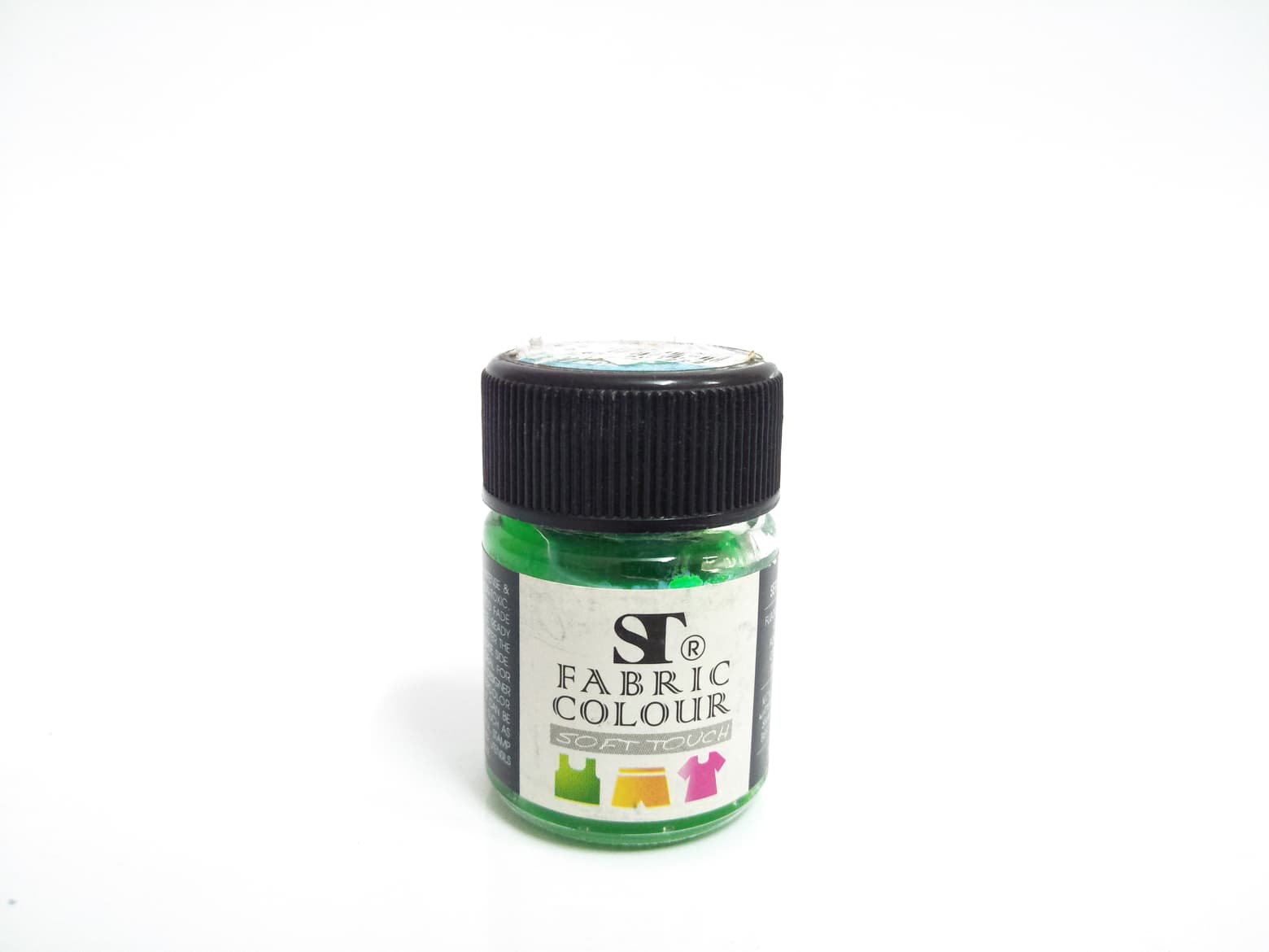 สีเพ้นท์ผ้า(Fabric Colour) ST ขนาด 15ml. สี GREEN 7202