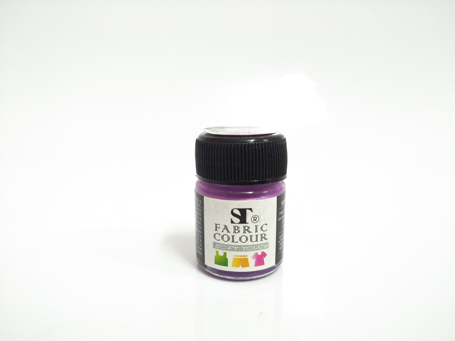 สีเพ้นท์ผ้า(Fabric Colour) ST ขนาด 15ml. สี VIOLET PEARL 7406