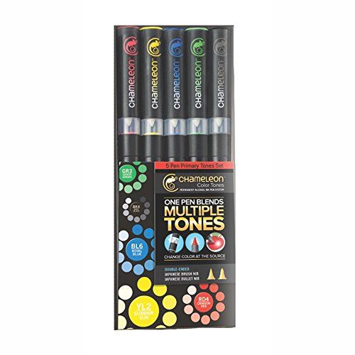 Chameleon Pens - 5 Pen Primary Tones Set