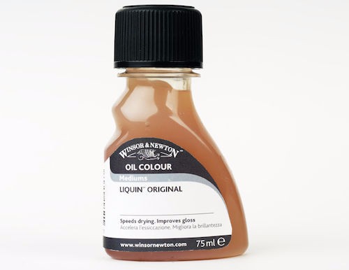 น้ำมันผสมสีแห้งเร็ว ลิควิน Oil Colour Mediums LIQUIN ORIGNAL Winsor & Newton 75ml